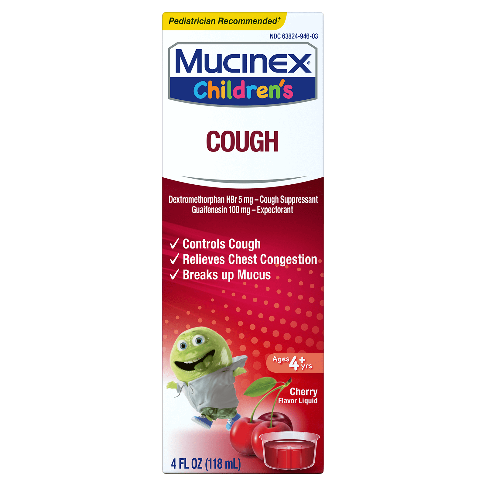 Mucinex® Children's Cough Liquid In Cherry Flavor – Mucinex Usa