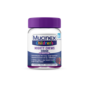 Children's Mighty Chews Nighttime Chewable Tablets, Mixed Berry Flavor