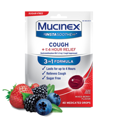 Instasoothe™ Sugar-Free Cough Drops, Mixed Berry Flavor