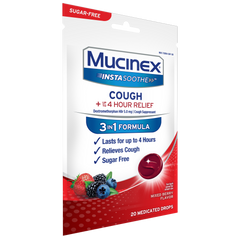 Instasoothe™ Sugar-Free Cough Drops, Mixed Berry Flavor