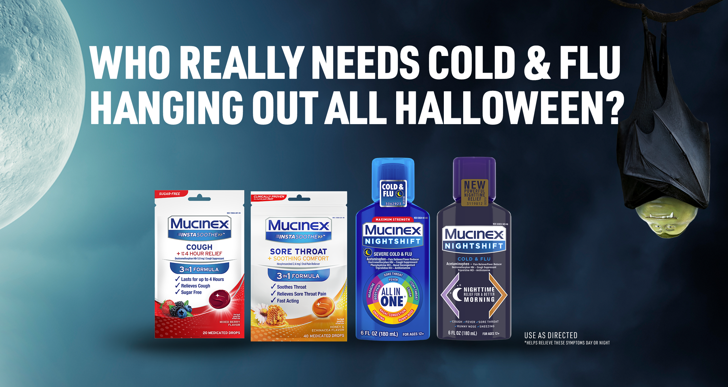 Who really needs Cold & Flu Having out all Halloween