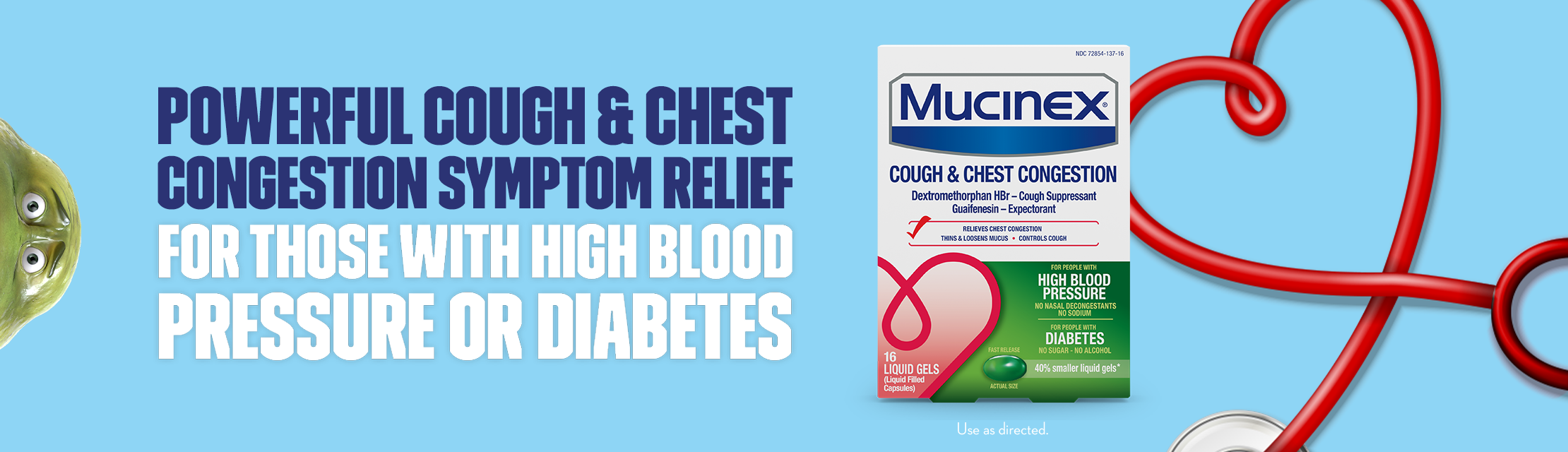 Mucinex® Cough & Chest Congestion Fast-Release Liquid Gels