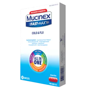 Maximum Strength Mucinex® Fast-Max® Cold & Flu Caplets