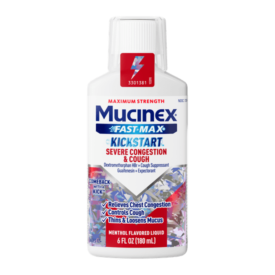 Maximum Strength Fast-Max® Kickstart Severe Congestion & Cough, 6 FL OZ