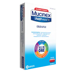 Maximum Strength Mucinex® Fast-Max® Cold & Flu Caplets