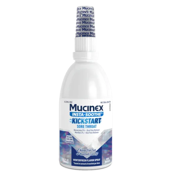 InstaSoothe™ Kickstart Sore Throat Spray
